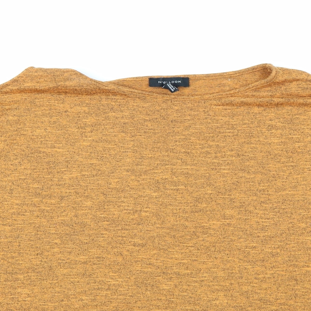 New Look Womens Orange   Basic T-Shirt Size M