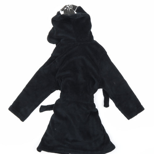 Preworn Boys Black    Robe Size 5-6 Years