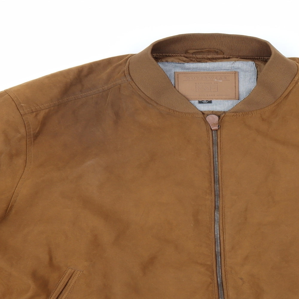 F&F Mens Brown   Jacket  Size 3XL