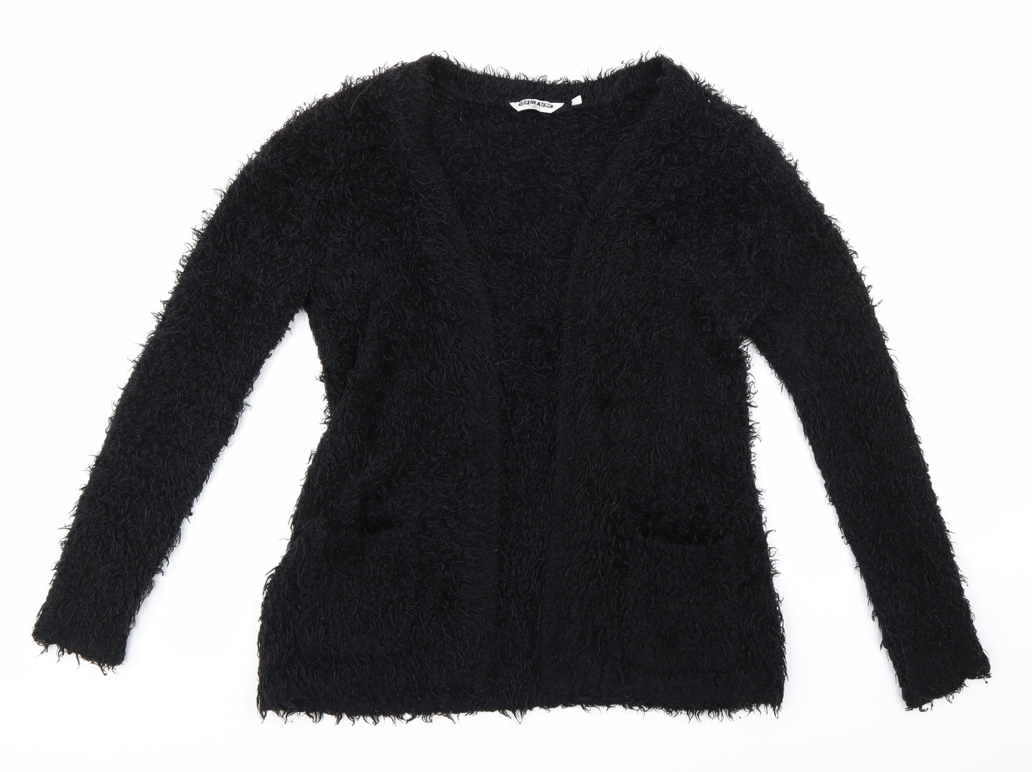 New Look Girls Black   Cardigan Jumper Size 14-15 Years  - Fluffy
