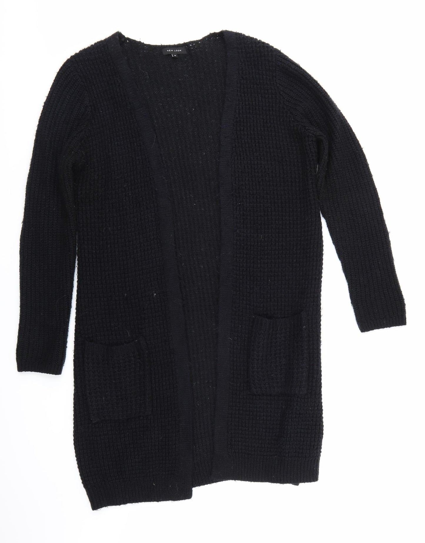 New Look Womens Blue  Knit Cardigan Jumper Size 14