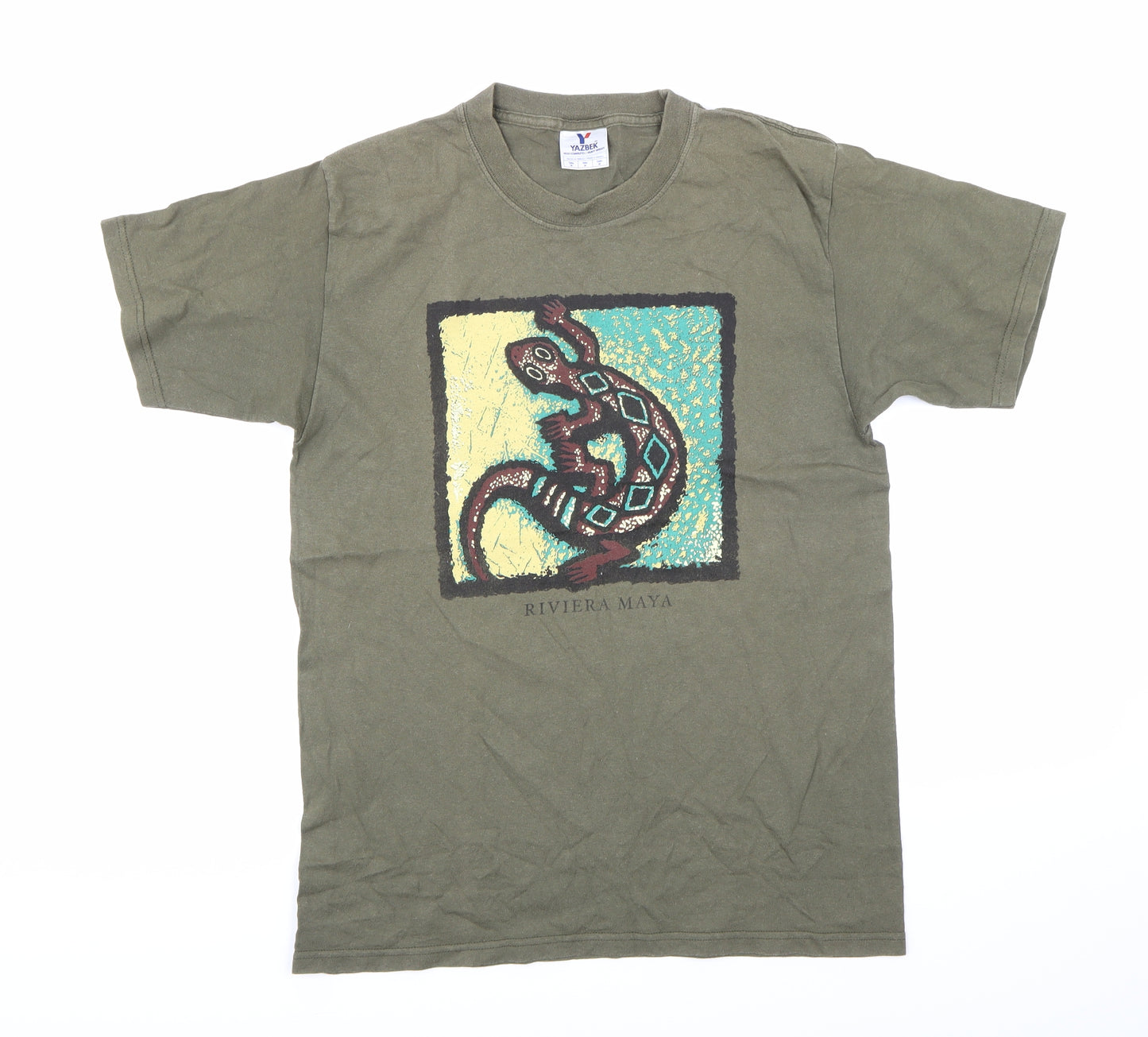 Yazbek Mens Green    T-Shirt Size M