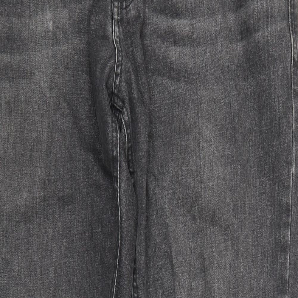 F&F Mens Grey  Denim Straight Jeans  L32 in