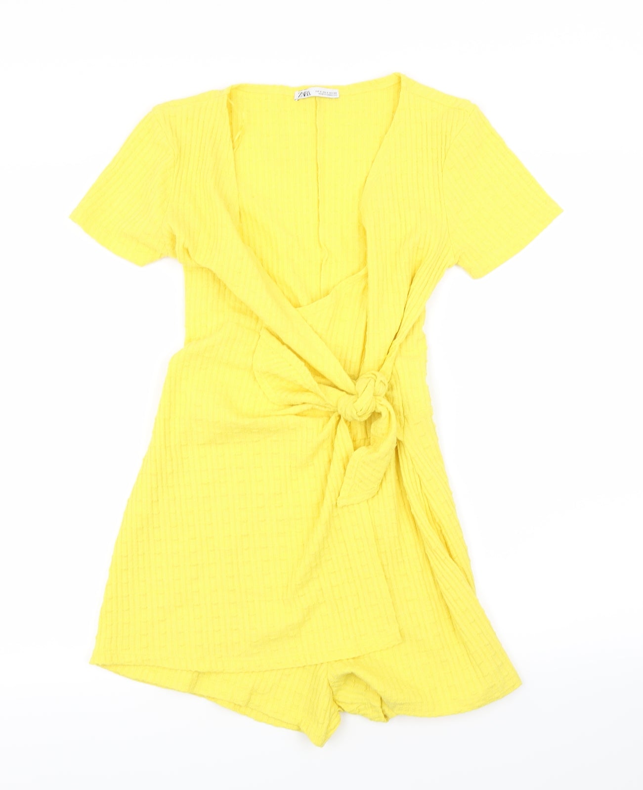 Zara Womens Yellow   Playsuit One-Piece Size S