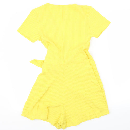 Zara Womens Yellow   Playsuit One-Piece Size S