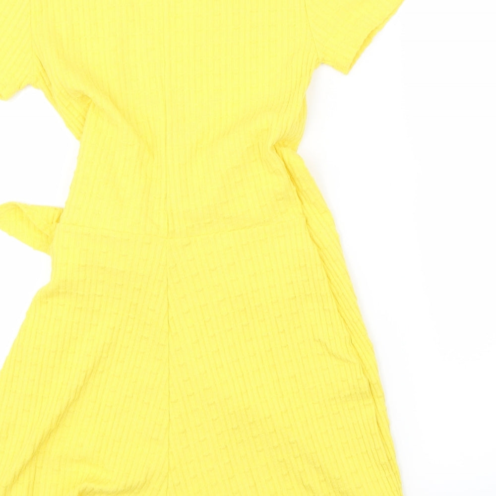 Zara Womens Yellow   Playsuit One-Piece Size S