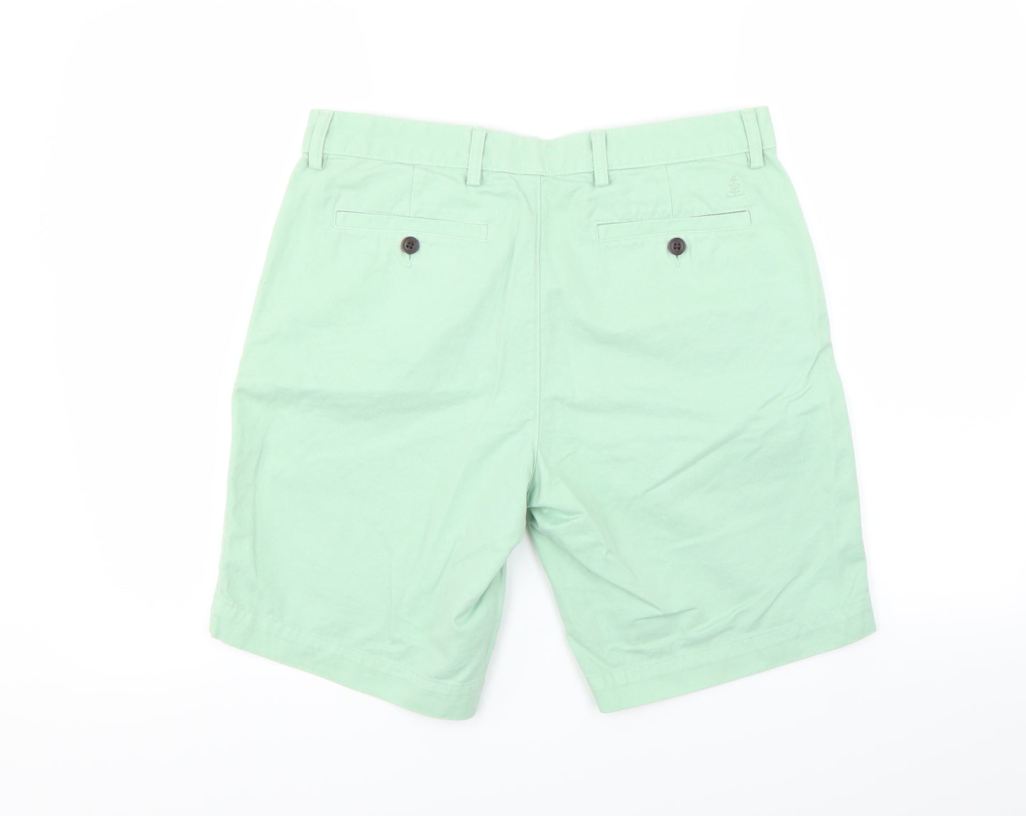Lands End Mens Green   Chino Shorts