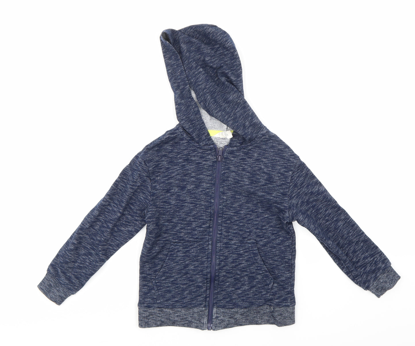 H&M Boys Blue   Full Zip Hoodie Size 5-6 Years