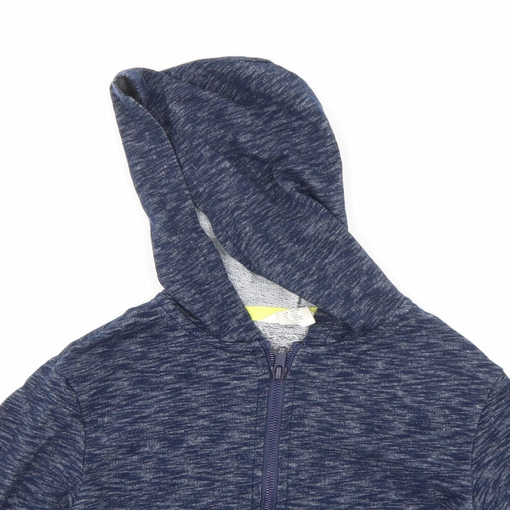 H&M Boys Blue   Full Zip Hoodie Size 5-6 Years