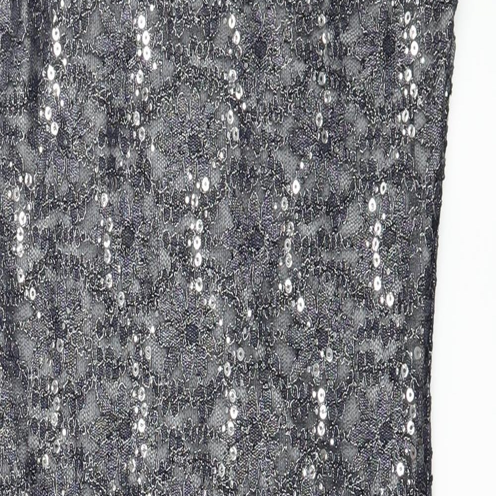 Jane Norman Womens Blue  Lace Bodycon  Size 12