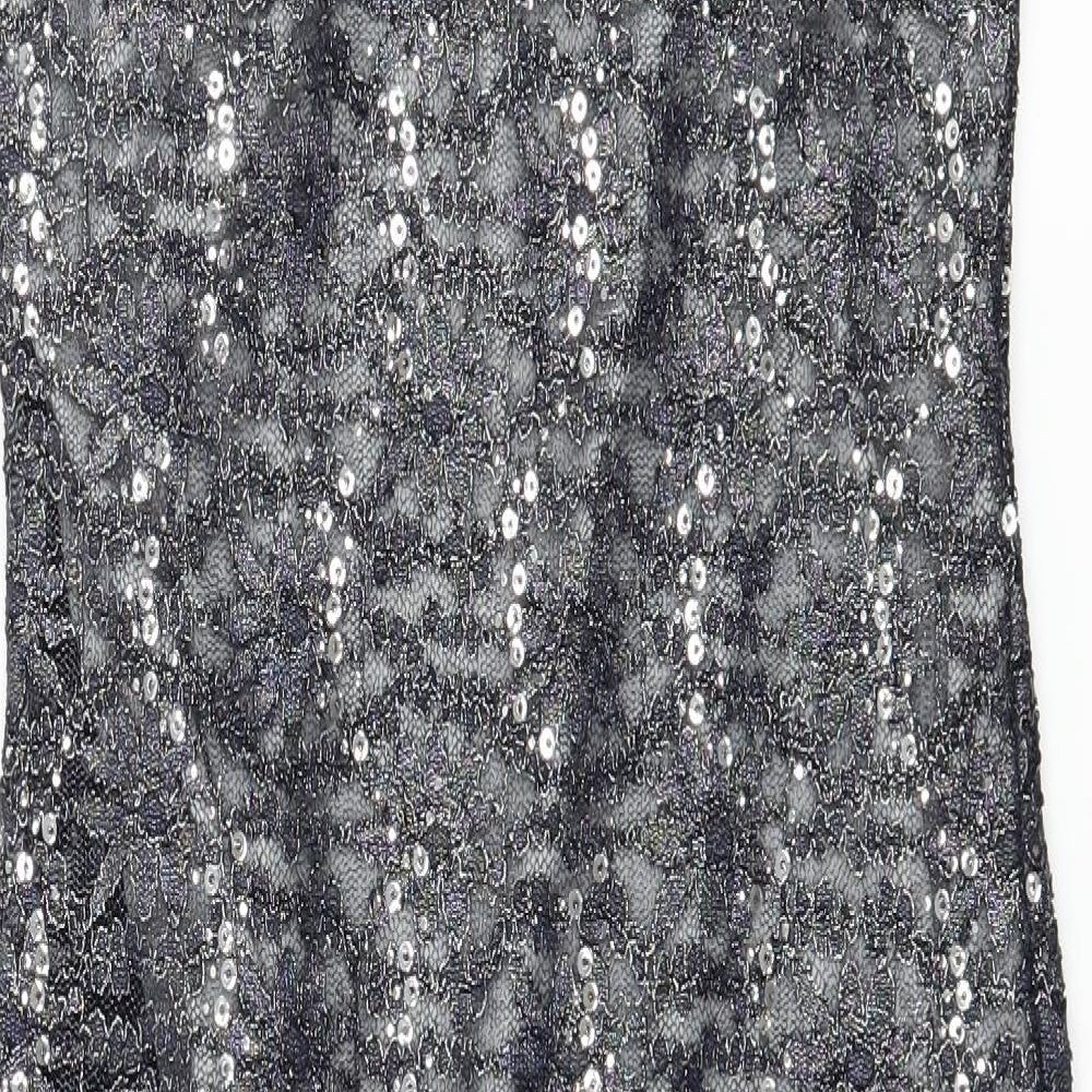 Jane Norman Womens Blue  Lace Bodycon  Size 12
