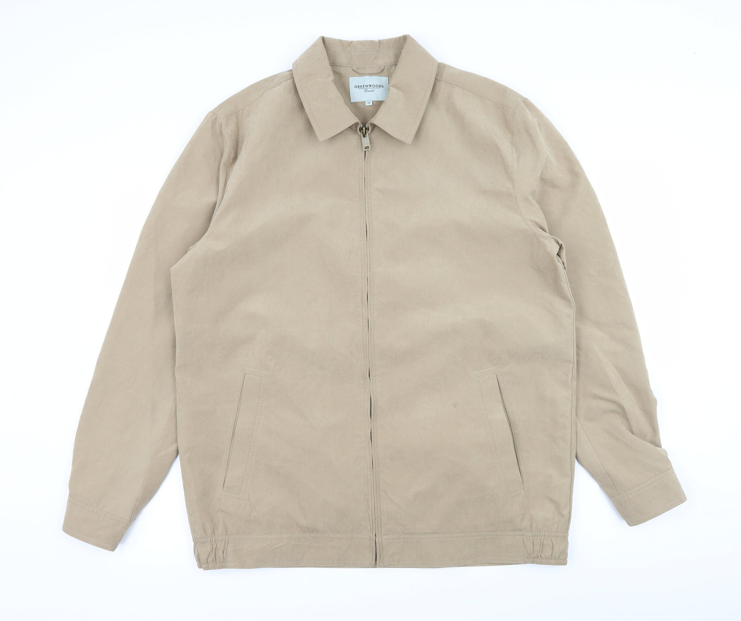 Greenwoods Mens Beige   Bomber Jacket Jacket Size M