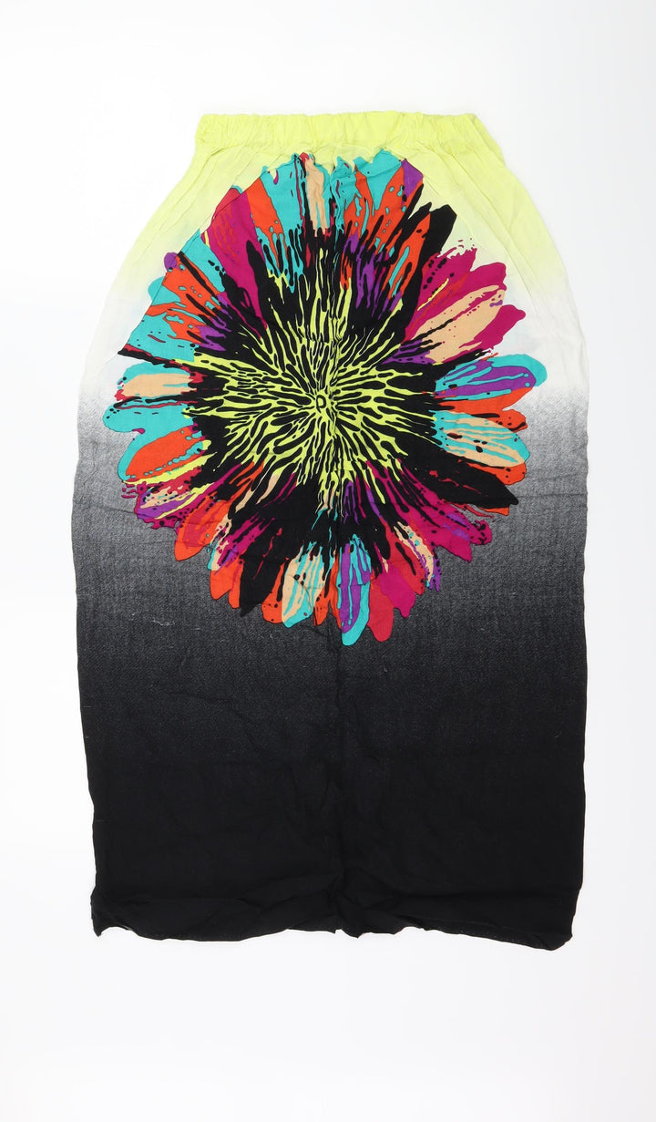 Preworn Womens Multicoloured Floral Maxi Skirt Size 28 - Sunflower