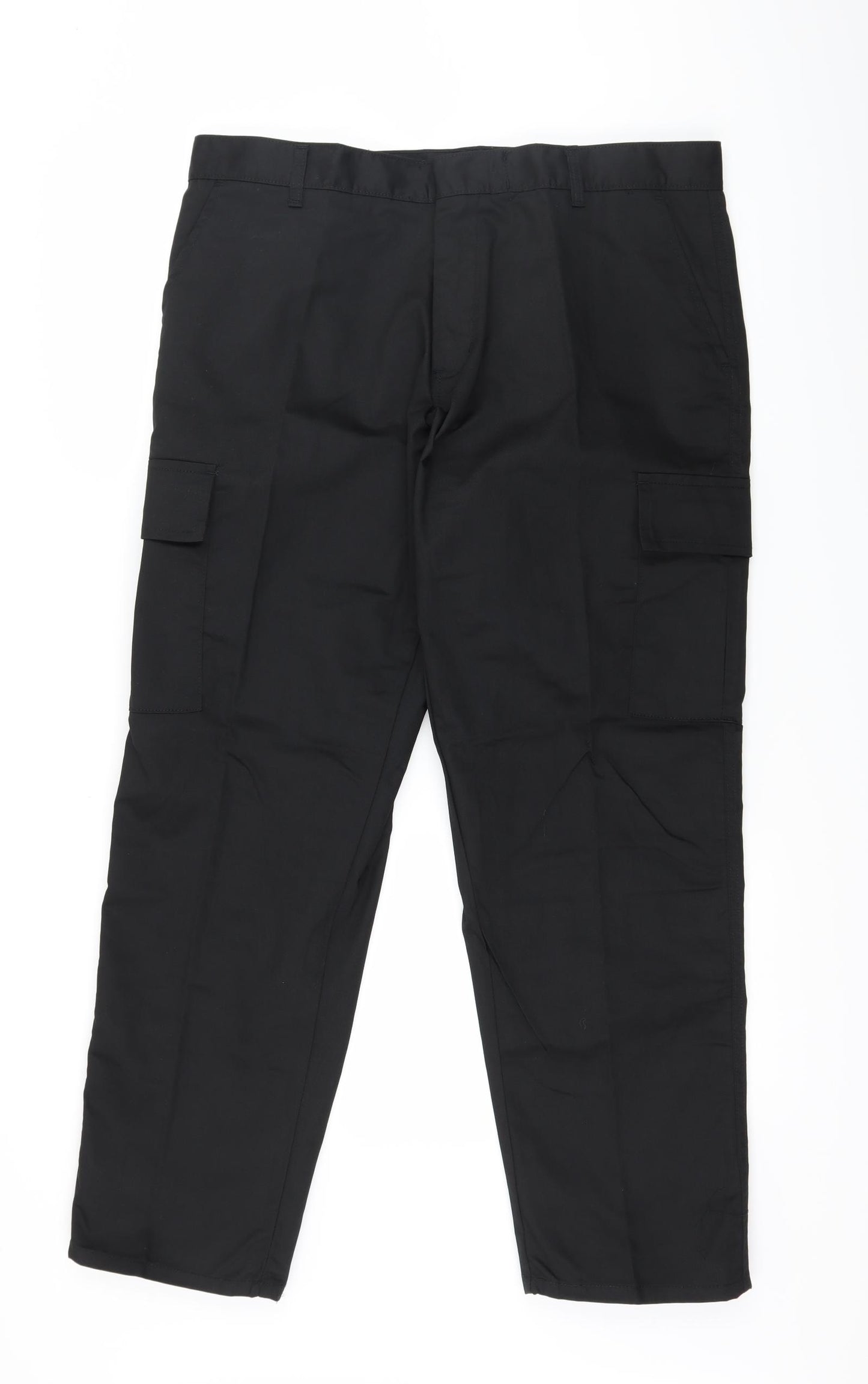Uneek Womens Black   Trousers  Size 16 L30 in