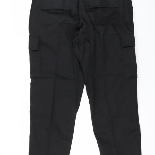 Uneek Womens Black   Trousers  Size 16 L30 in
