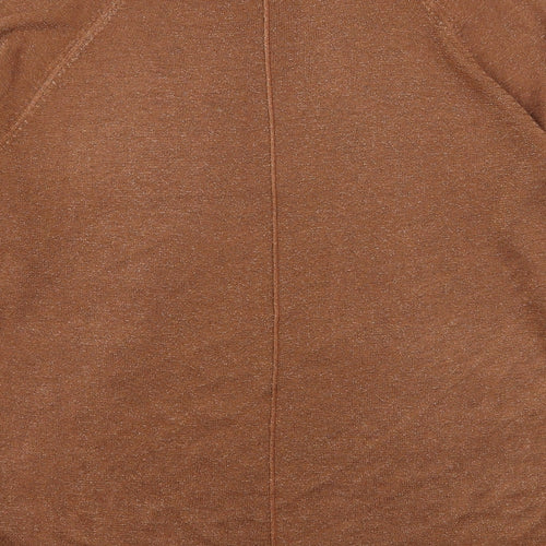 NEXT Womens Brown  Knit Pullover Jumper Size 12  - Open Sleeves