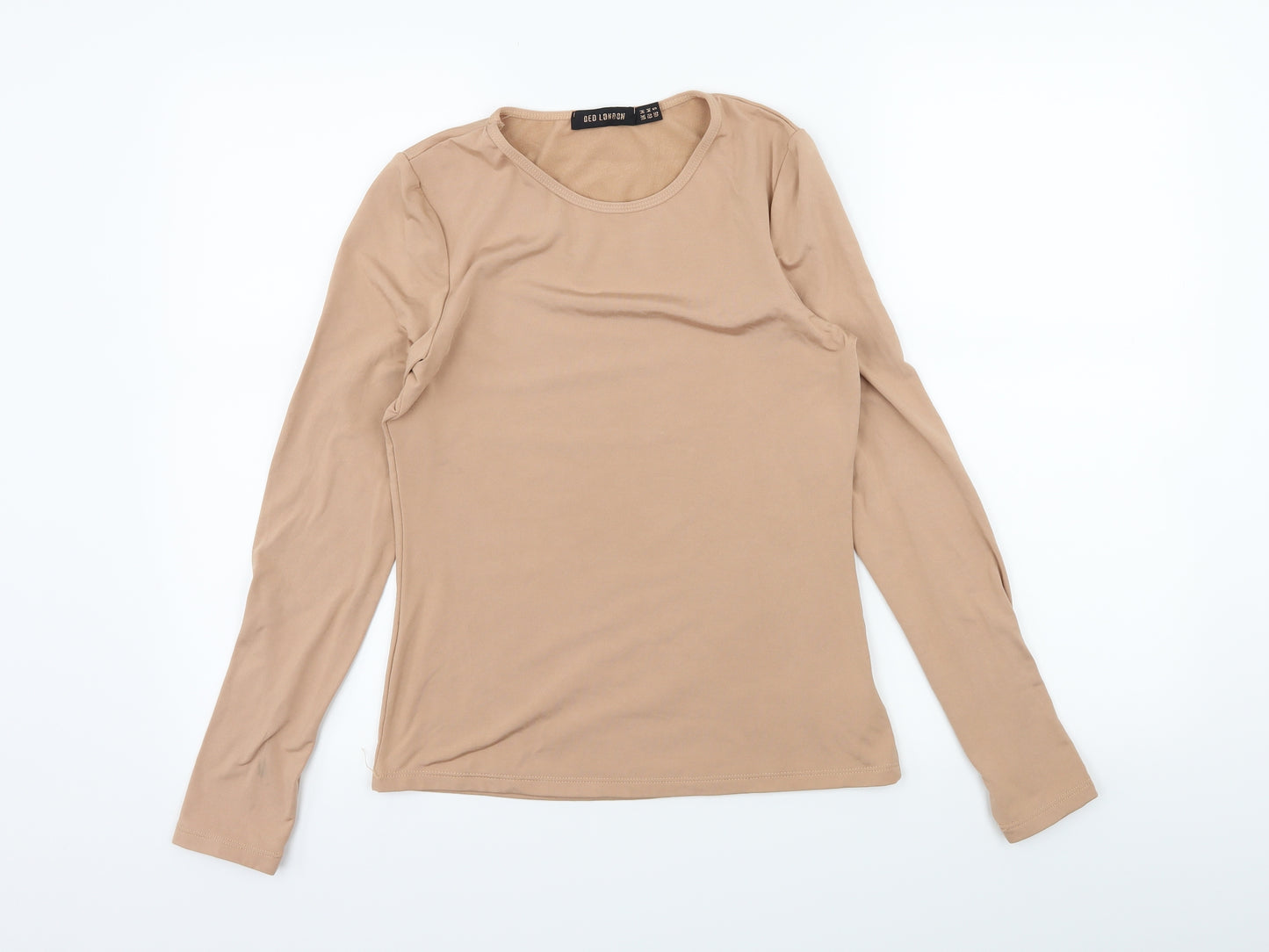 QED London Womens Pink  Jersey Basic T-Shirt Size M