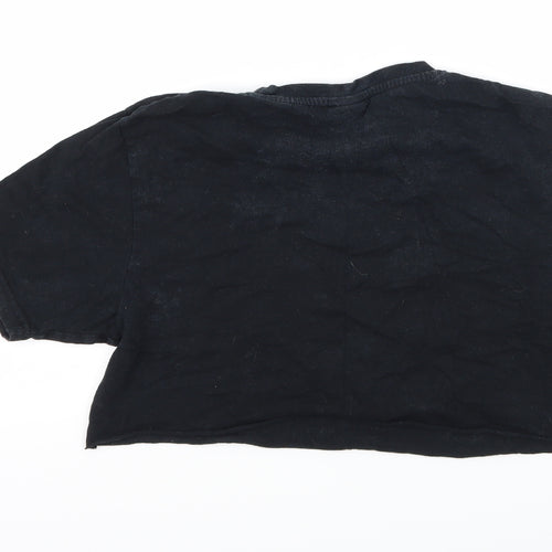 ellesse Womens Black  Jersey Basic T-Shirt Size 8