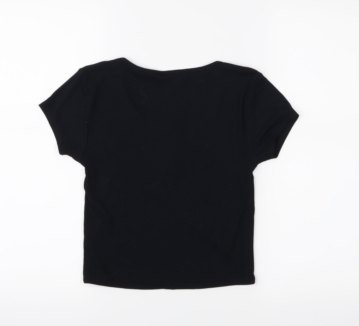 Primark Womens Black   Basic T-Shirt Size XS