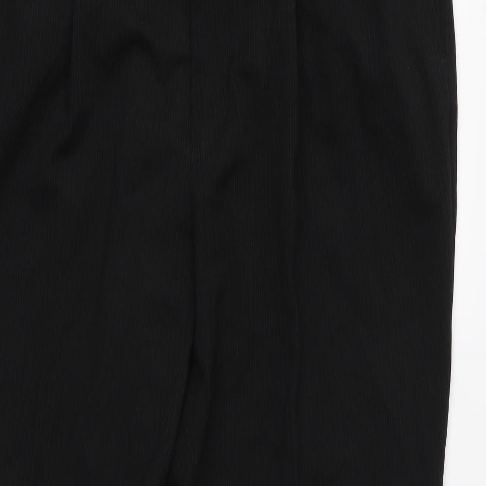 NEXT Mens Black Striped  Trousers  Size 38 L30 in