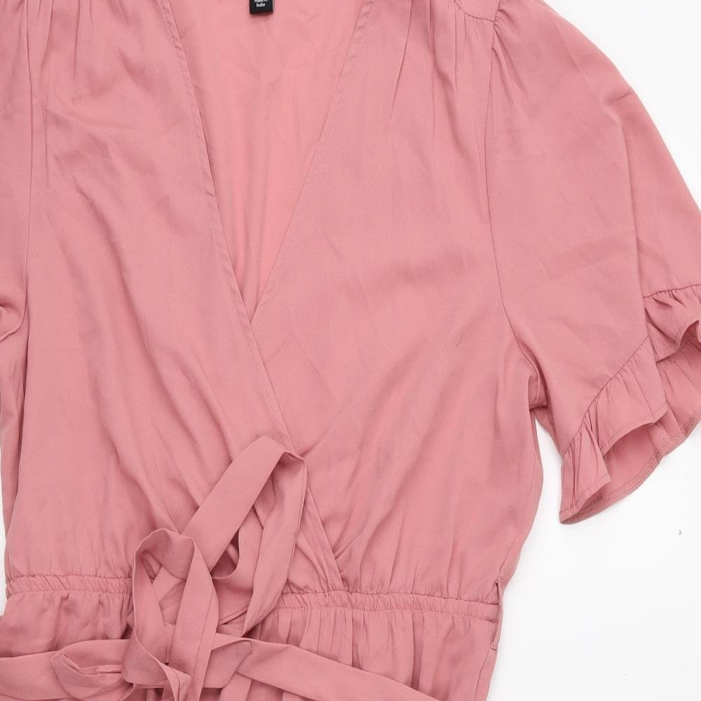 New Look Womens Pink   Fit & Flare  Size 10