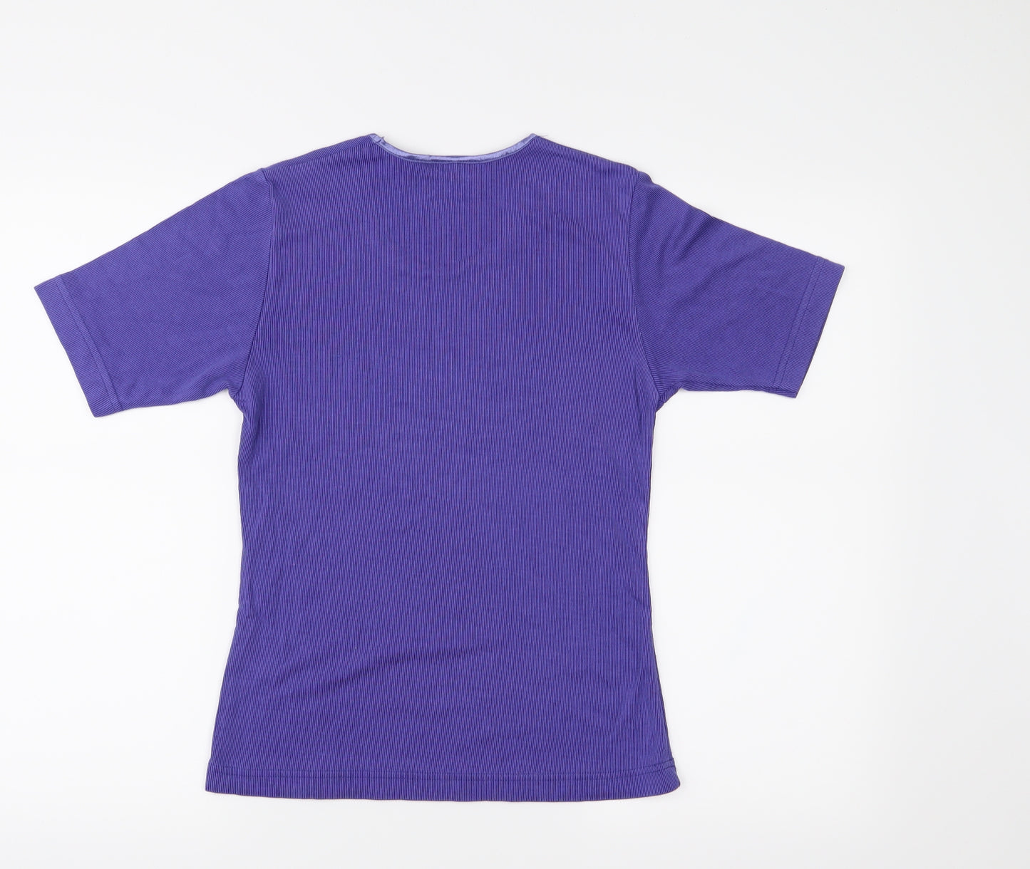 Country Casuals Womens Purple  Jersey Basic T-Shirt Size M