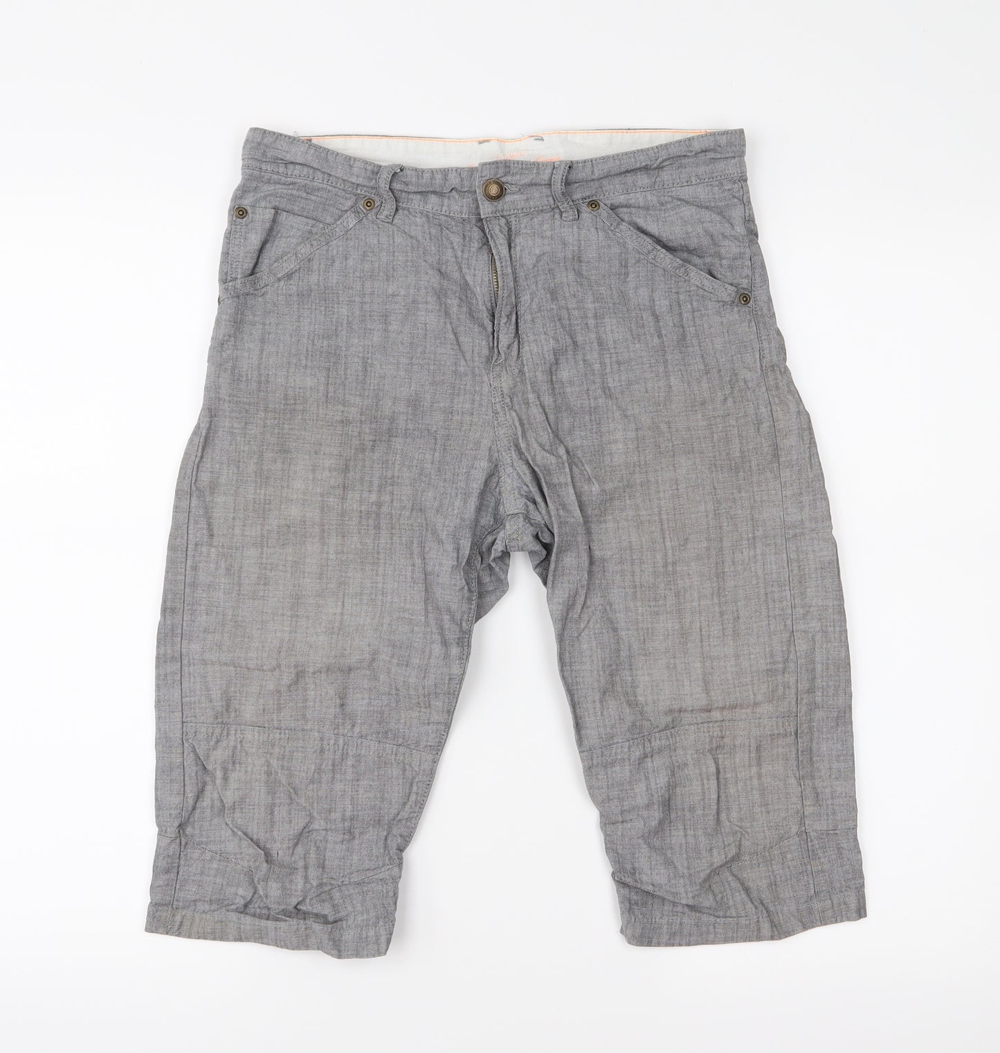 H&M Boys Grey   Chino Shorts Size 15 Years