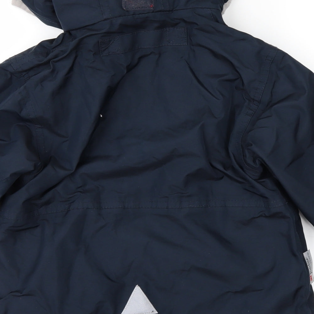 Result Boys Blue   Basic Coat Coat Size 3-4 Years