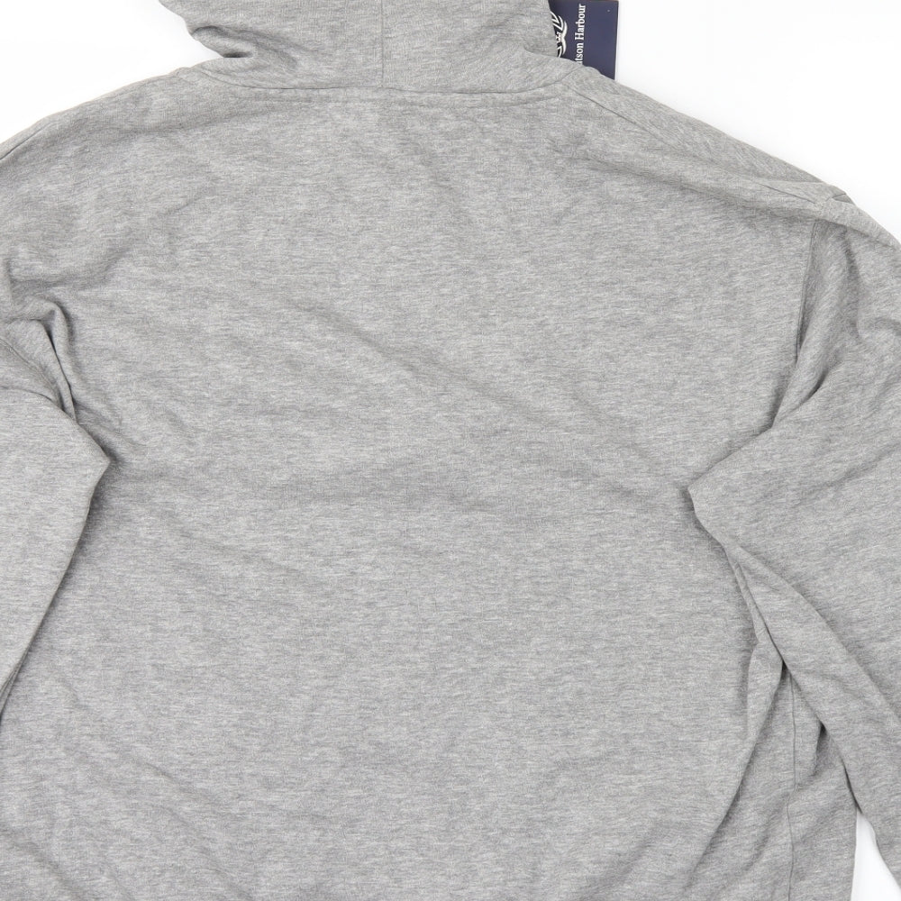 Hutson Harbour Boys Grey   Full Zip Hoodie Size XL
