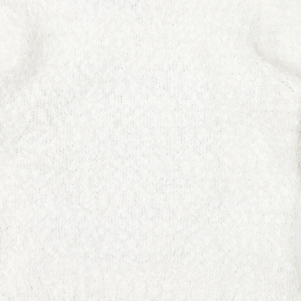 Disney Girls White   Pullover Jumper Size 4-5 Years  - Disney
