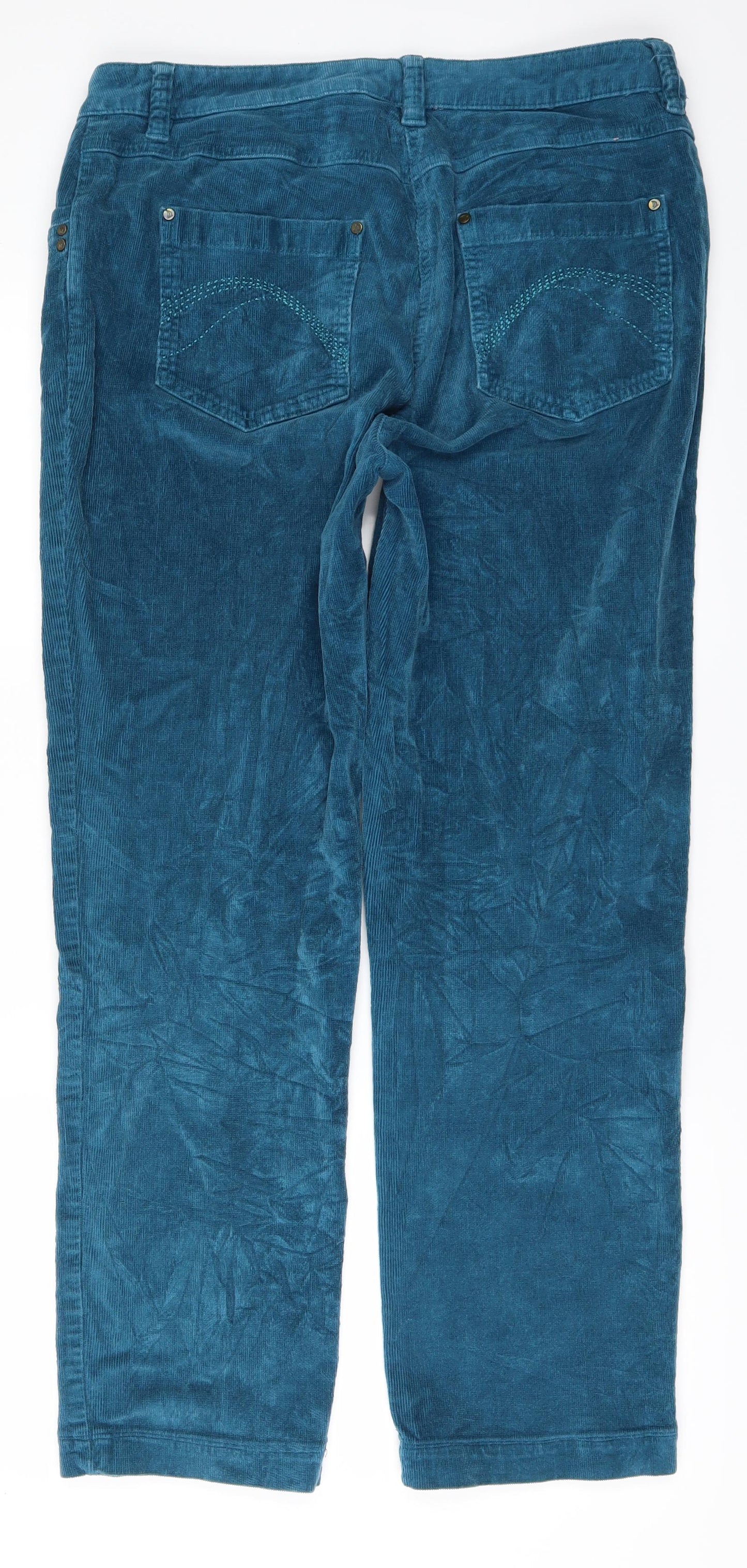 Preworn Womens Blue   Straight Jeans Size 14 L27 in