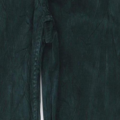 M&S Womens Green   Straight Jeans Size 12 L28 in