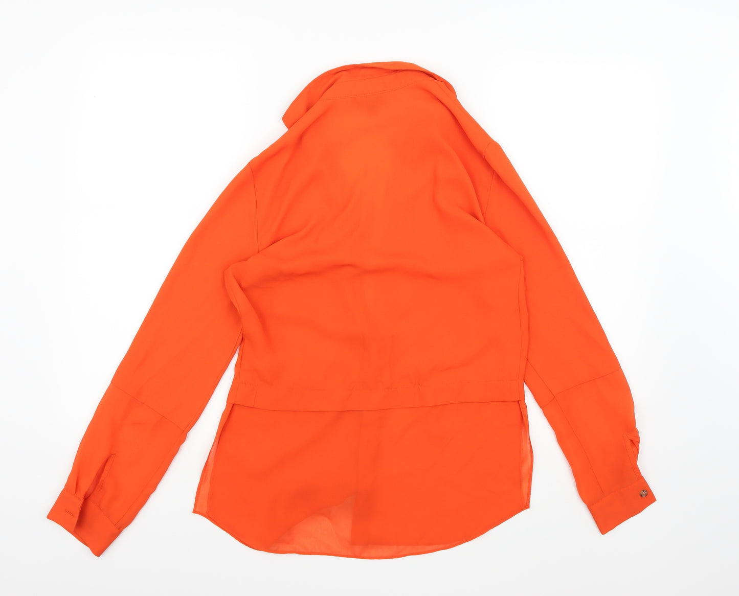 Topshop Womens Orange   Basic Blouse Size 6