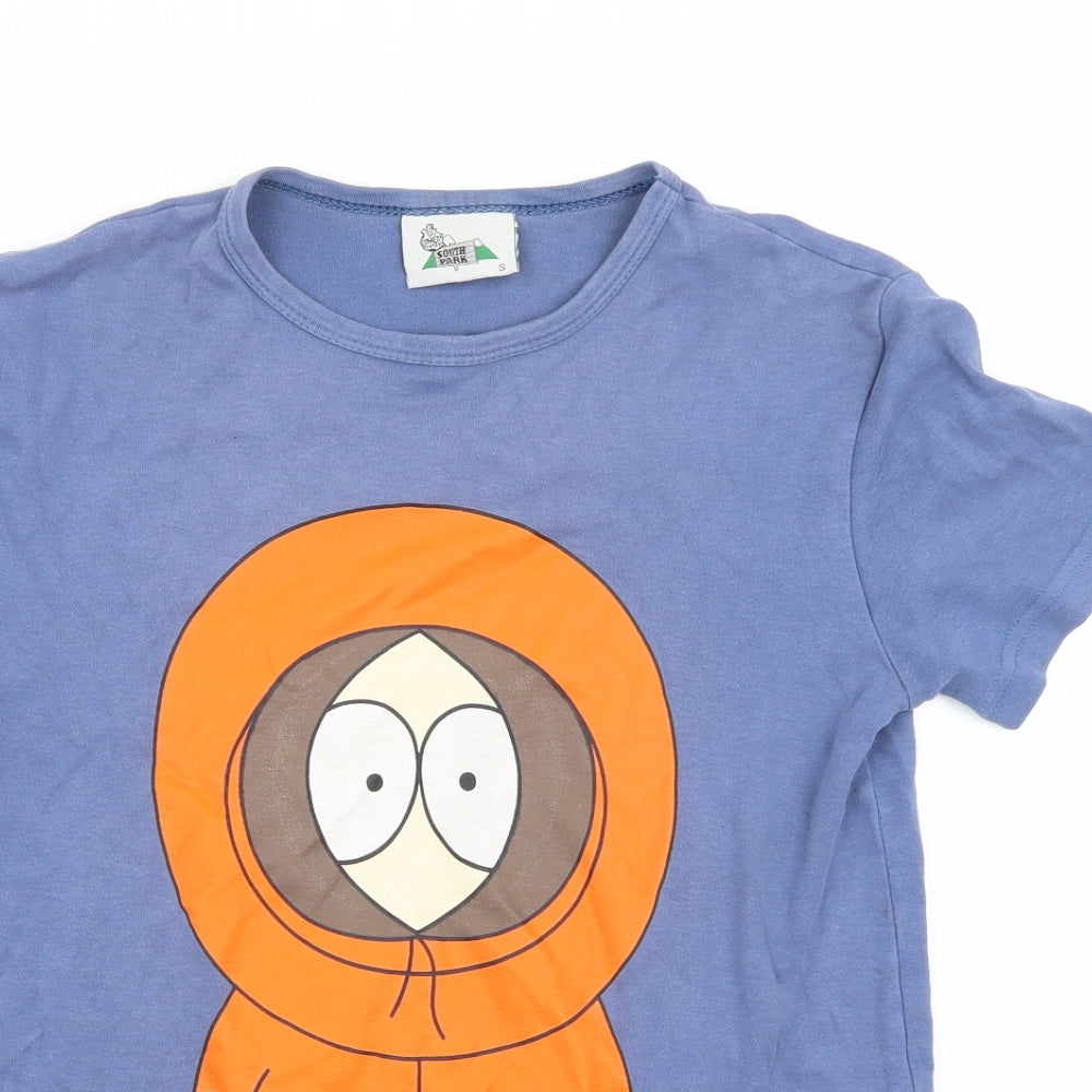 South Park Mens Blue    T-Shirt Size S  - South Park