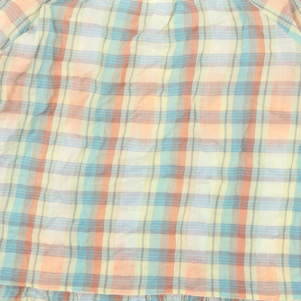 Per Una Womens Multicoloured Check  Basic Blouse Size 20