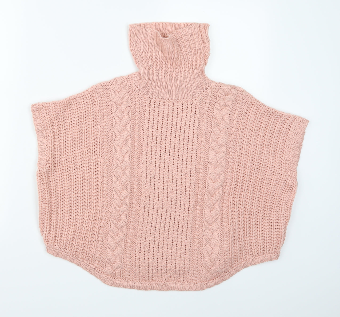 Primark Girls Pink  Knit Pullover Jumper Size 7-8 Years