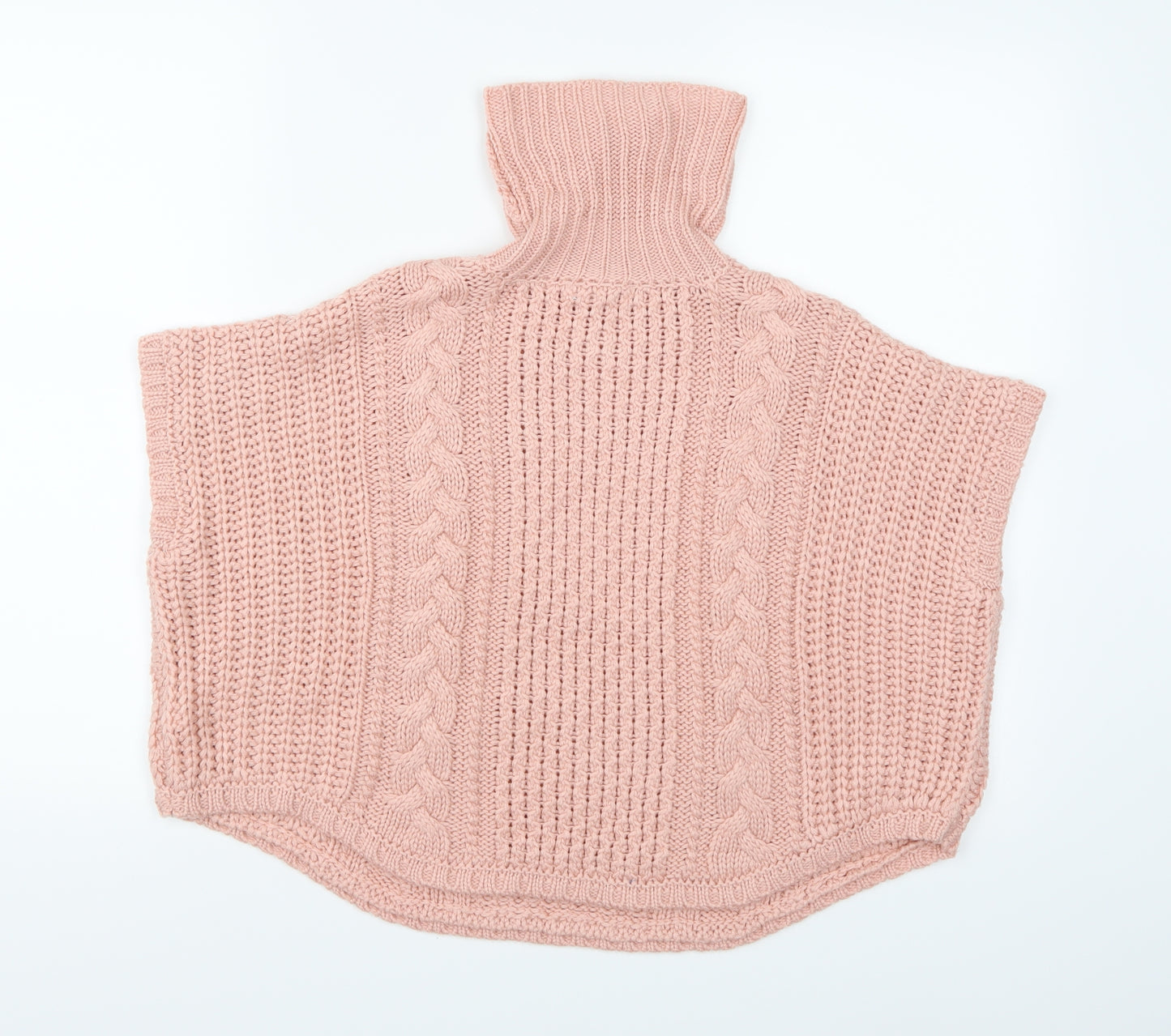 Primark Girls Pink  Knit Pullover Jumper Size 7-8 Years