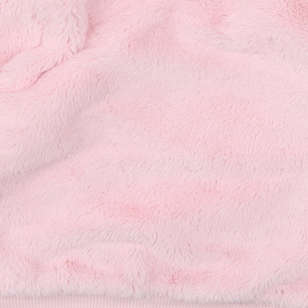PEP&CO Girls Pink  Fleece Pullover Jumper Size 5-6 Years