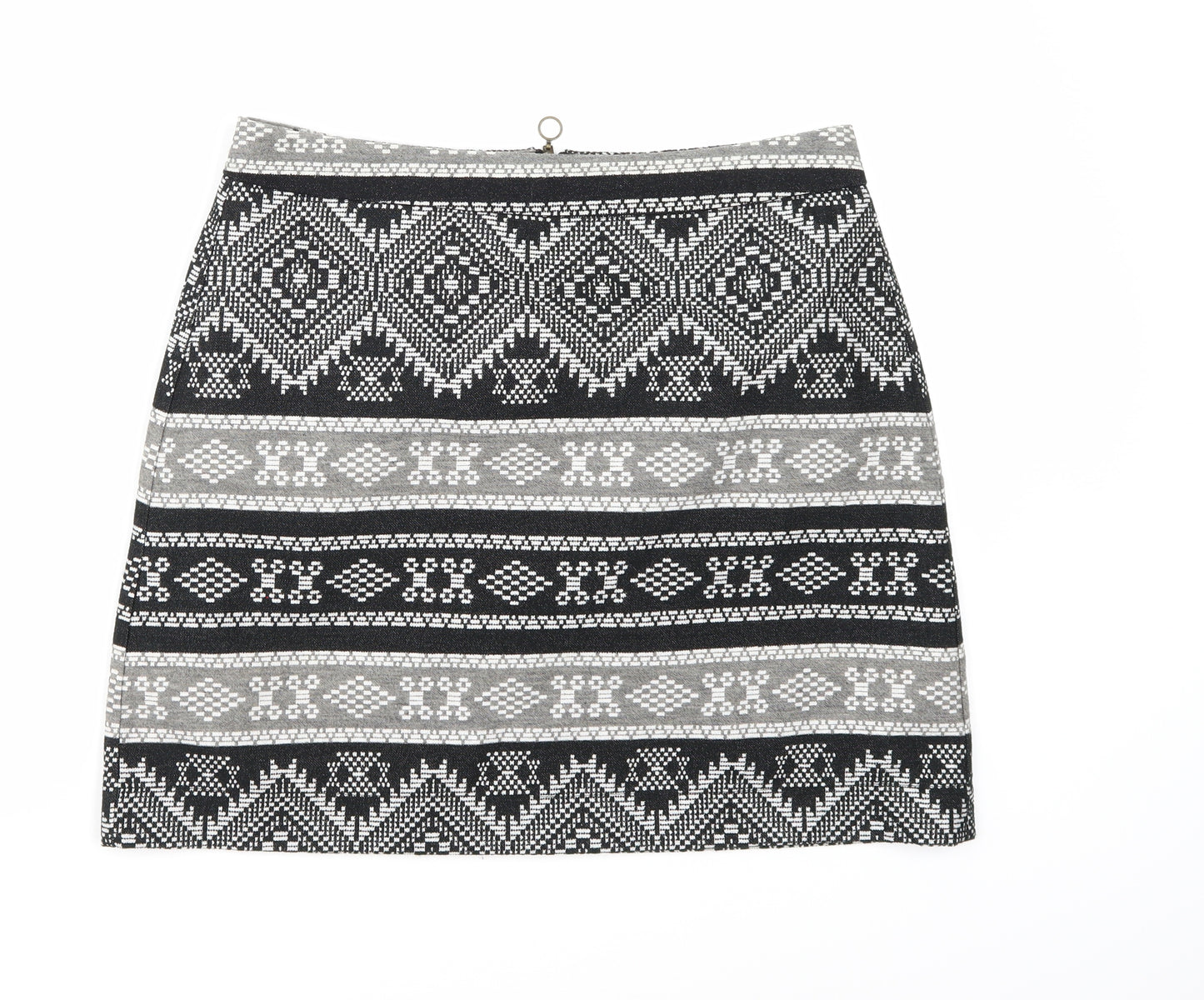 George Womens Multicoloured Geometric  A-Line Skirt Size 14