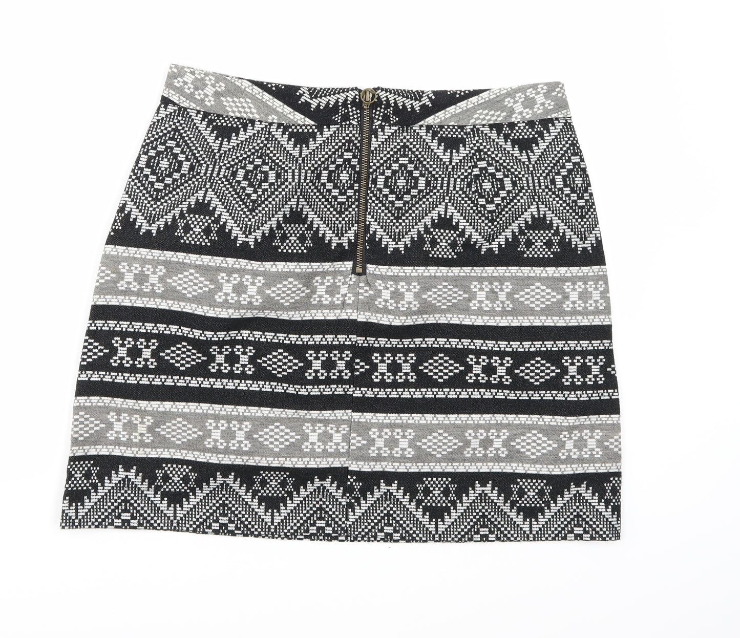 George Womens Multicoloured Geometric  A-Line Skirt Size 14