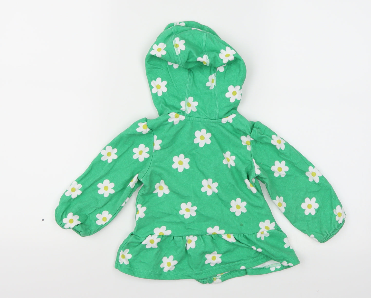 George Girls Green Floral  Jacket  Size 12-18 Months