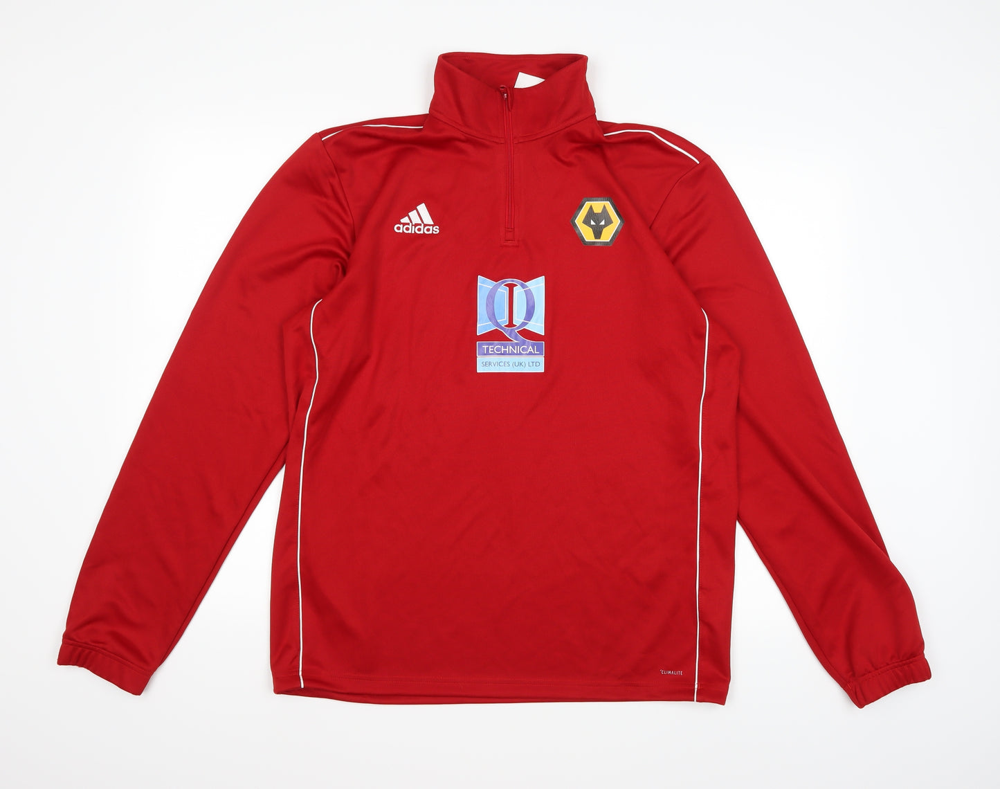 adidas Mens Red   Jacket  Size L  - Wolves Football