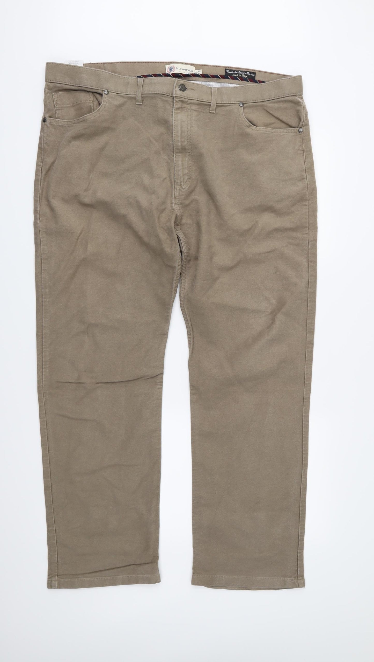 Blue Harbour Mens Beige   Trousers  Size 42 L31 in
