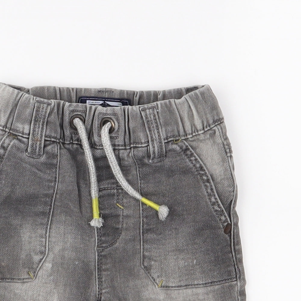 NEXT Boys Grey  Denim Cropped Jeans Size 18-24 Months