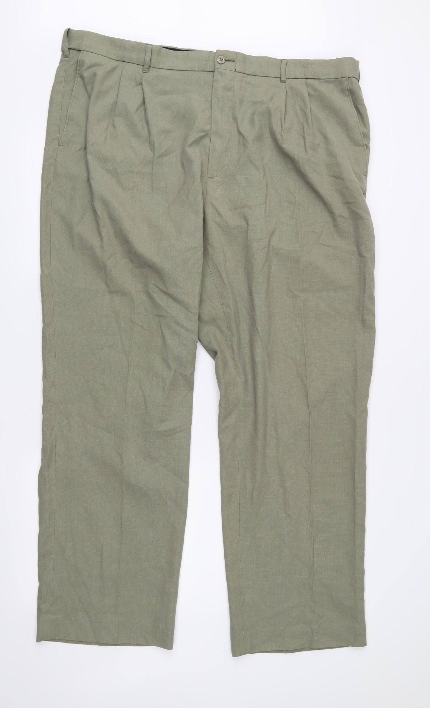 Henley & Knight Mens Green   Trousers  Size 42 L31 in