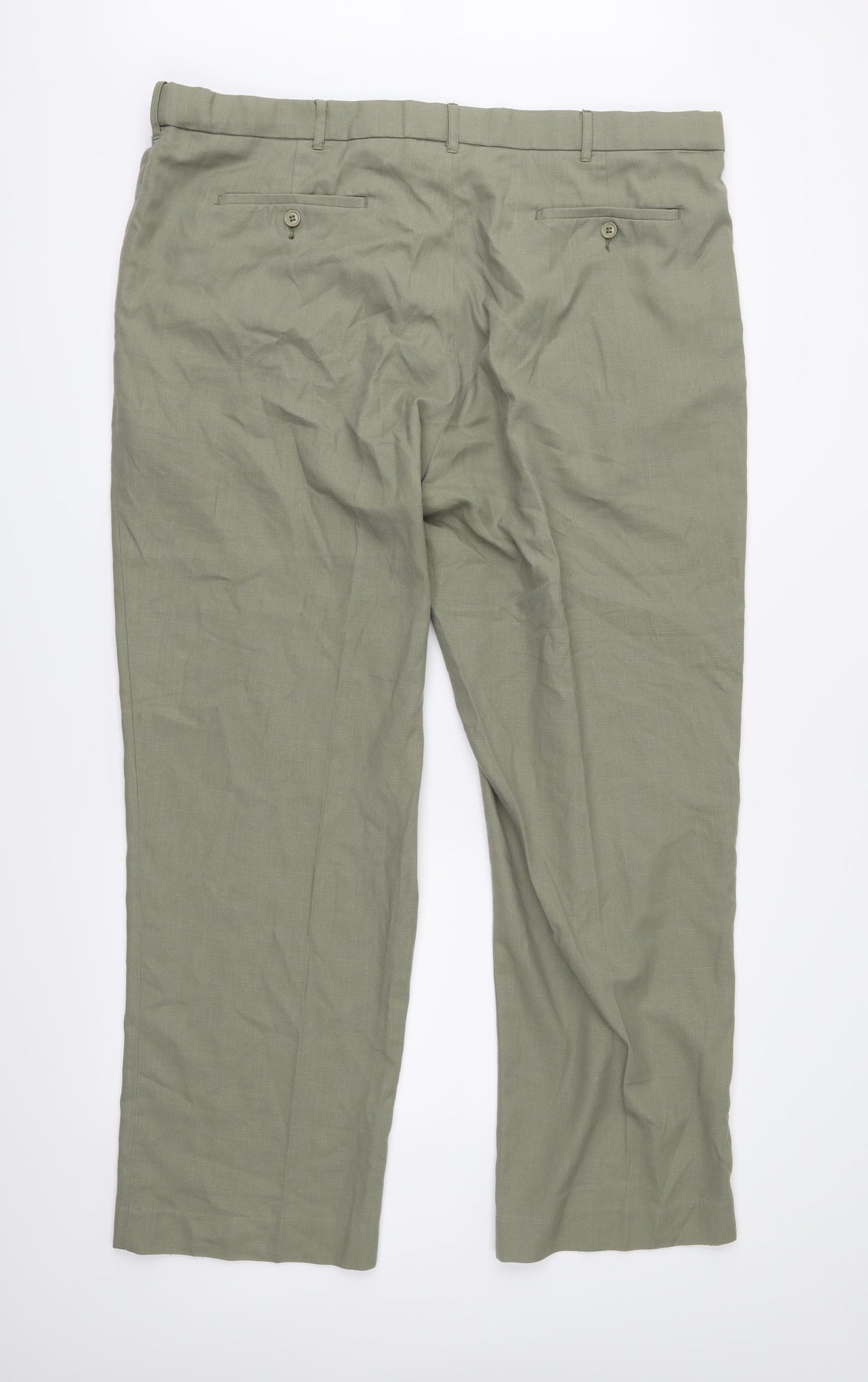 Henley & Knight Mens Green   Trousers  Size 42 L31 in