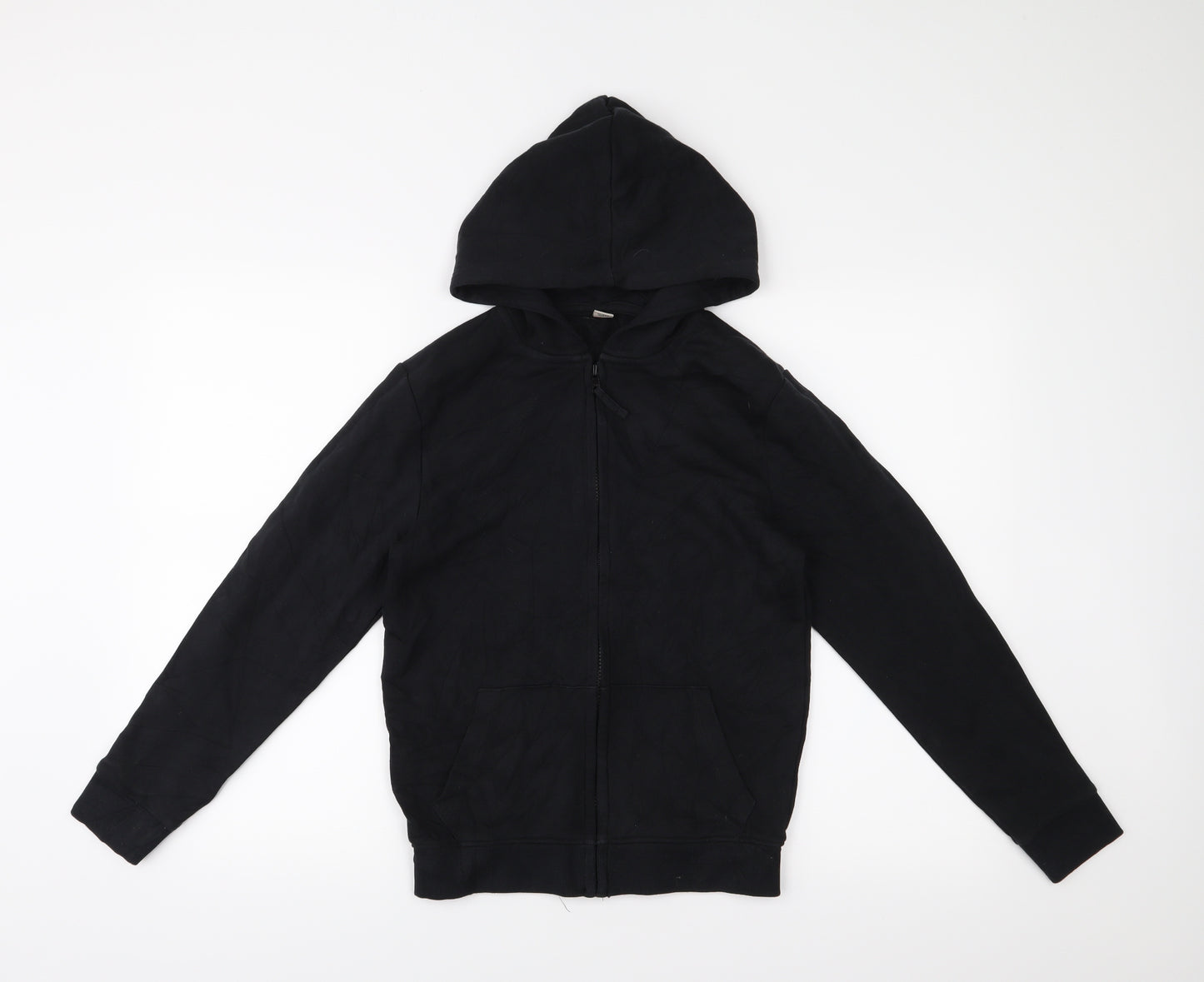 TU Boys Black   Full Zip Hoodie Size 11 Years