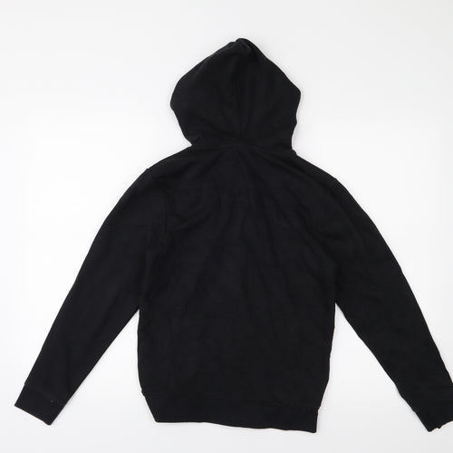 TU Boys Black   Full Zip Hoodie Size 11 Years