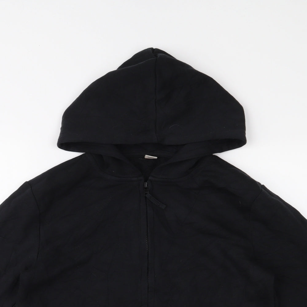 TU Boys Black   Full Zip Hoodie Size 11 Years
