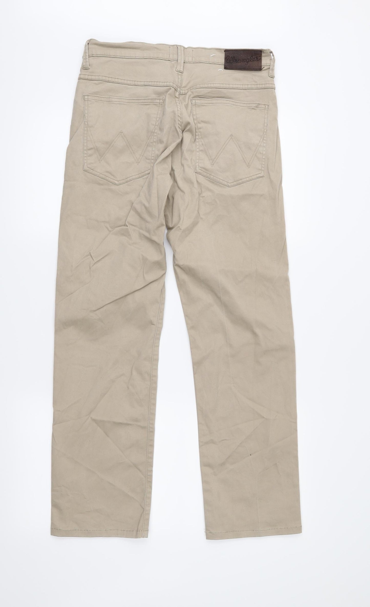 Wrangler Mens Beige   Trousers  Size 30 L34 in